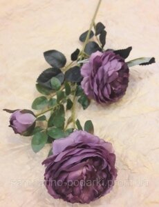 Цветы искусственные Роза-пион (ветка)