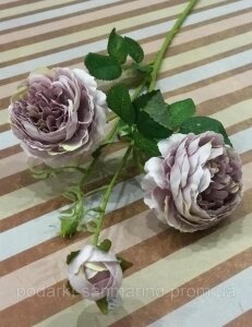 Цветы искусственные для дома и свадебного декора Роза Флорибунда